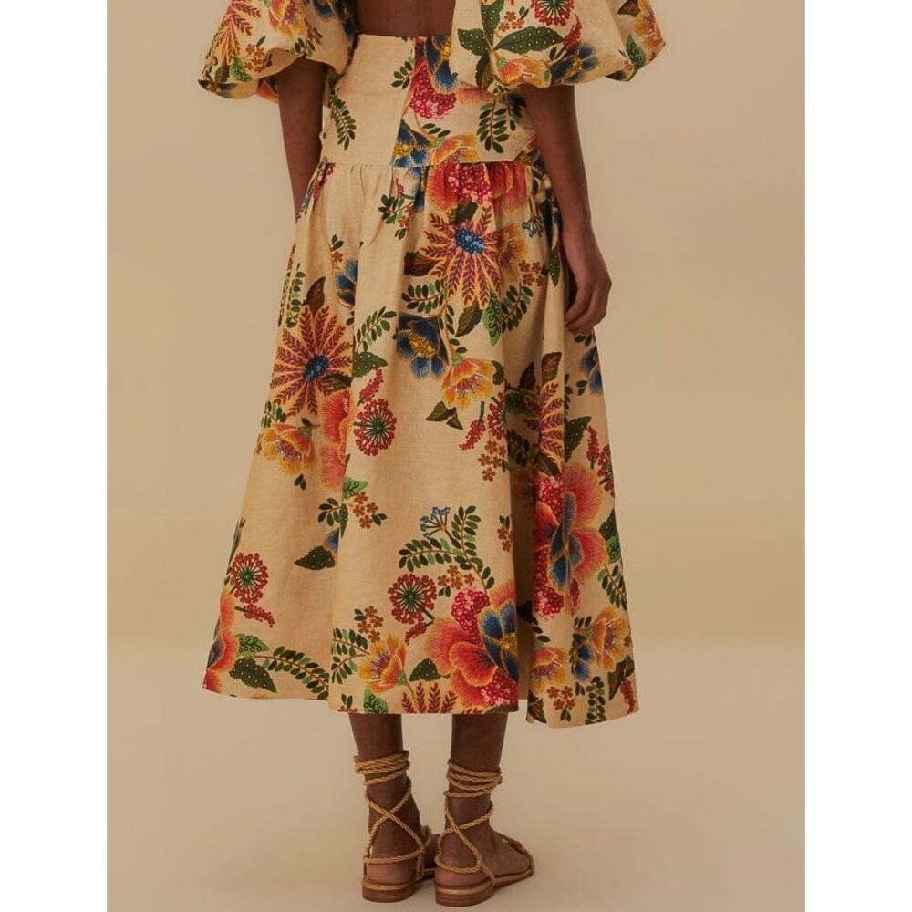 FARM Rio Floral Maxi Skirt - Multicolor - Picture 2 of 5